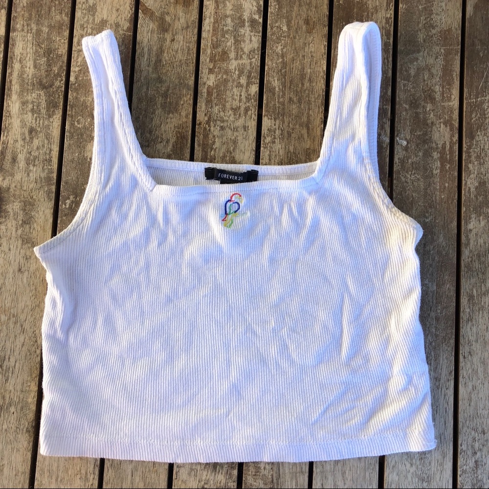 Basic Crop Top w/ bird